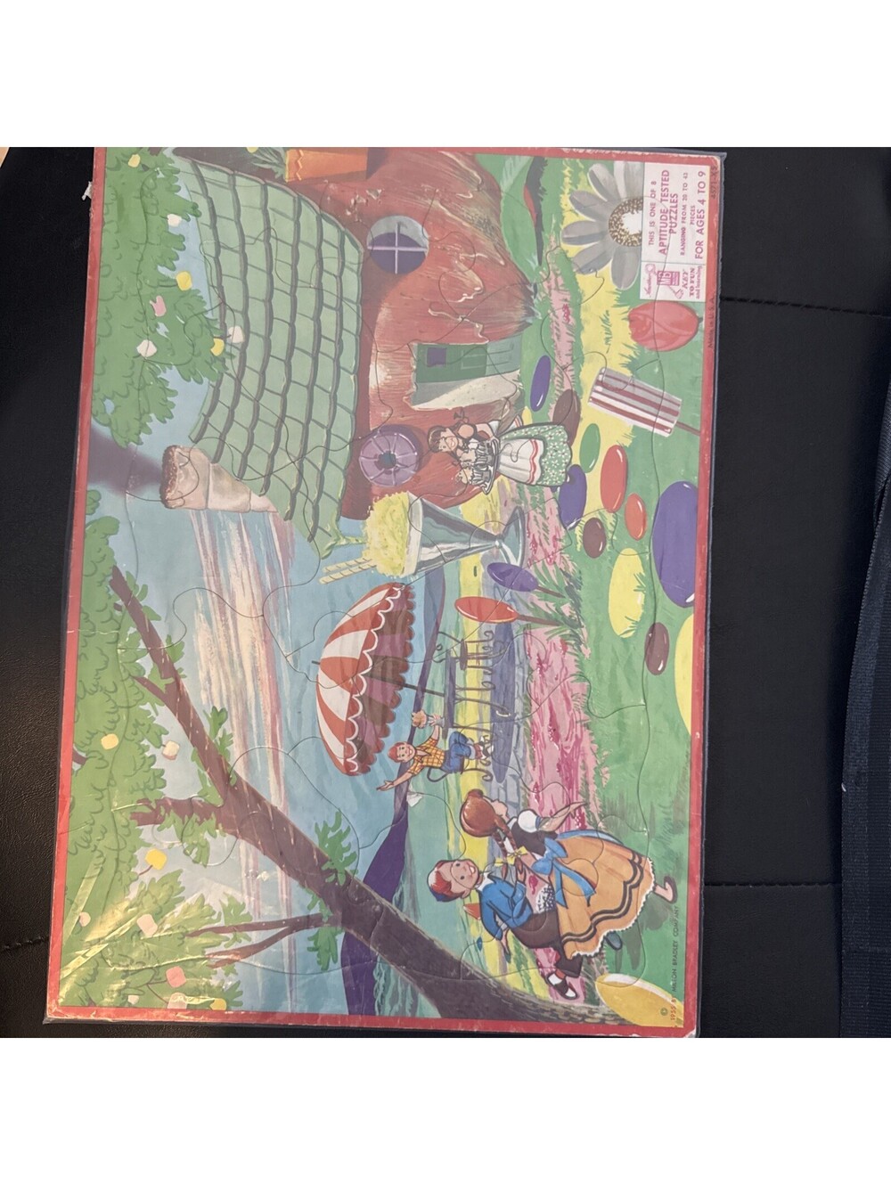 Vintage Puzzle Lot Of 3 Milton Bradley Candyland & Adventures Of Guliver